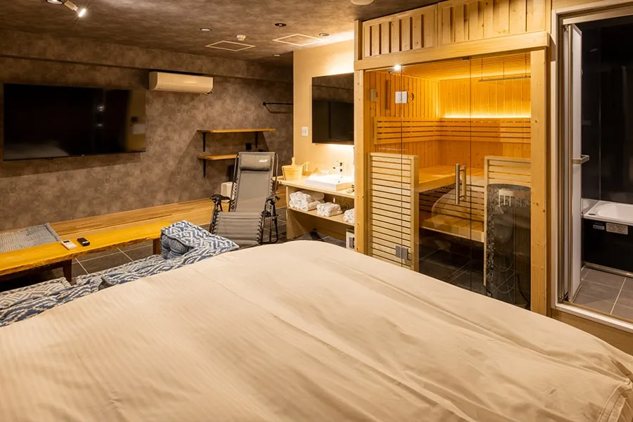 サウナ付き客室