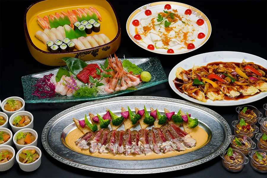 和洋中 大皿料理コース 5,000円コース