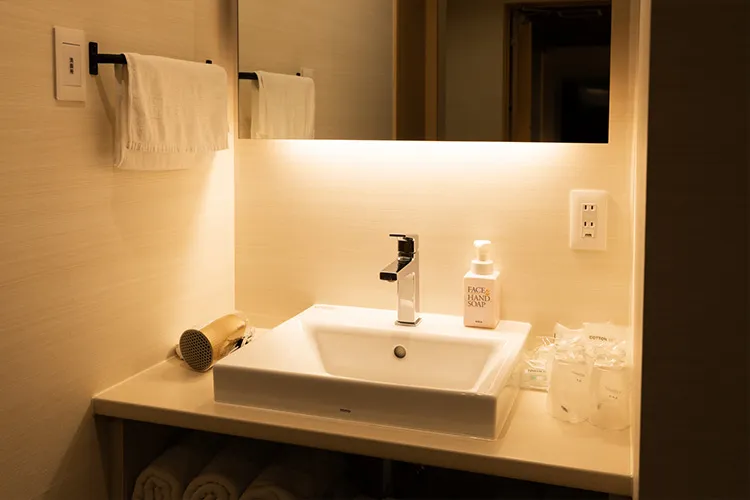 ヒグマ お部屋の洗面