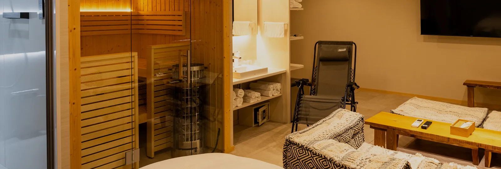 サウナ付き客室